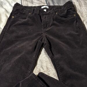 Women's Black Corduroy Skinny Pants